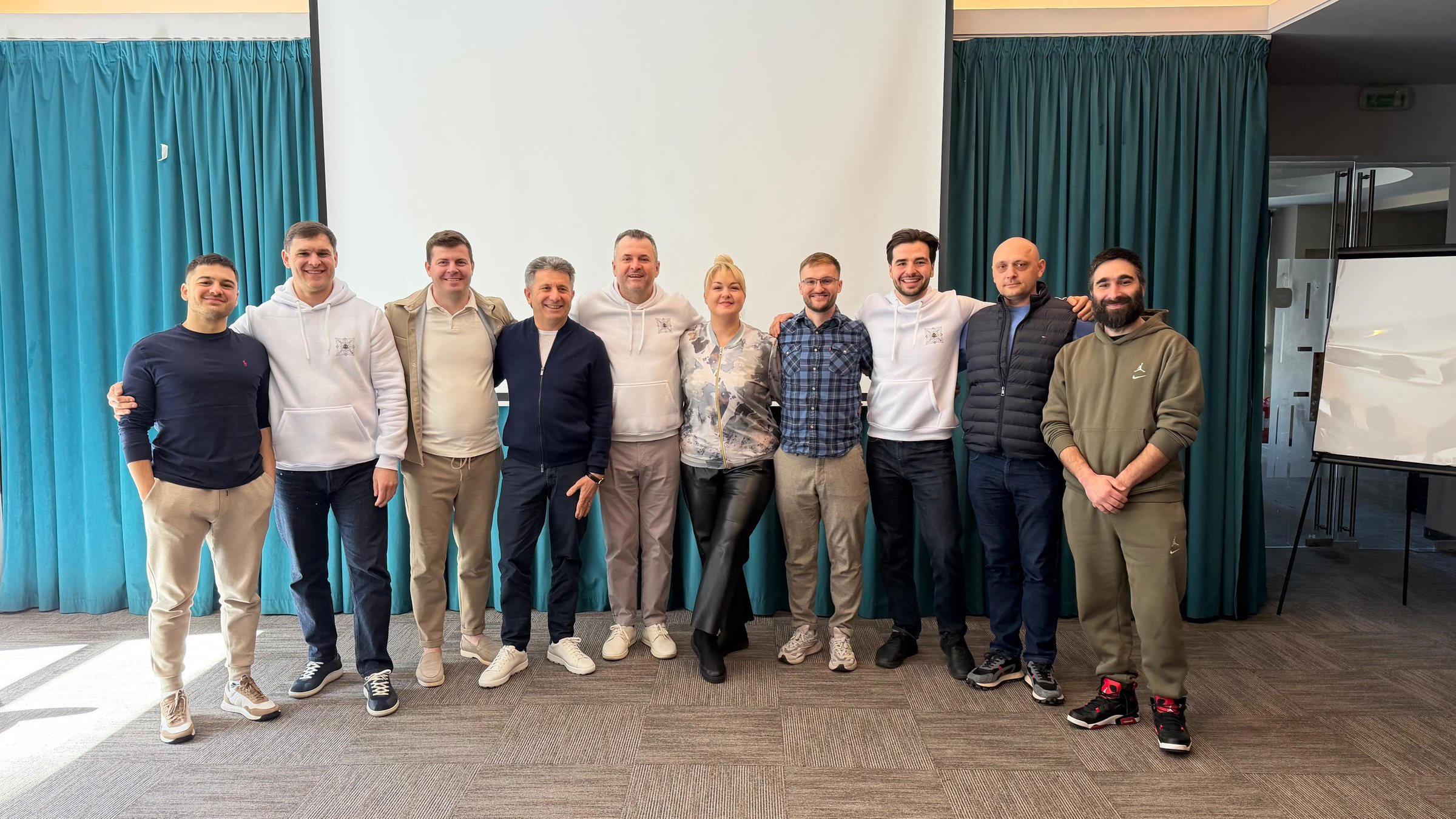 The ACME group after a session in Chișinău